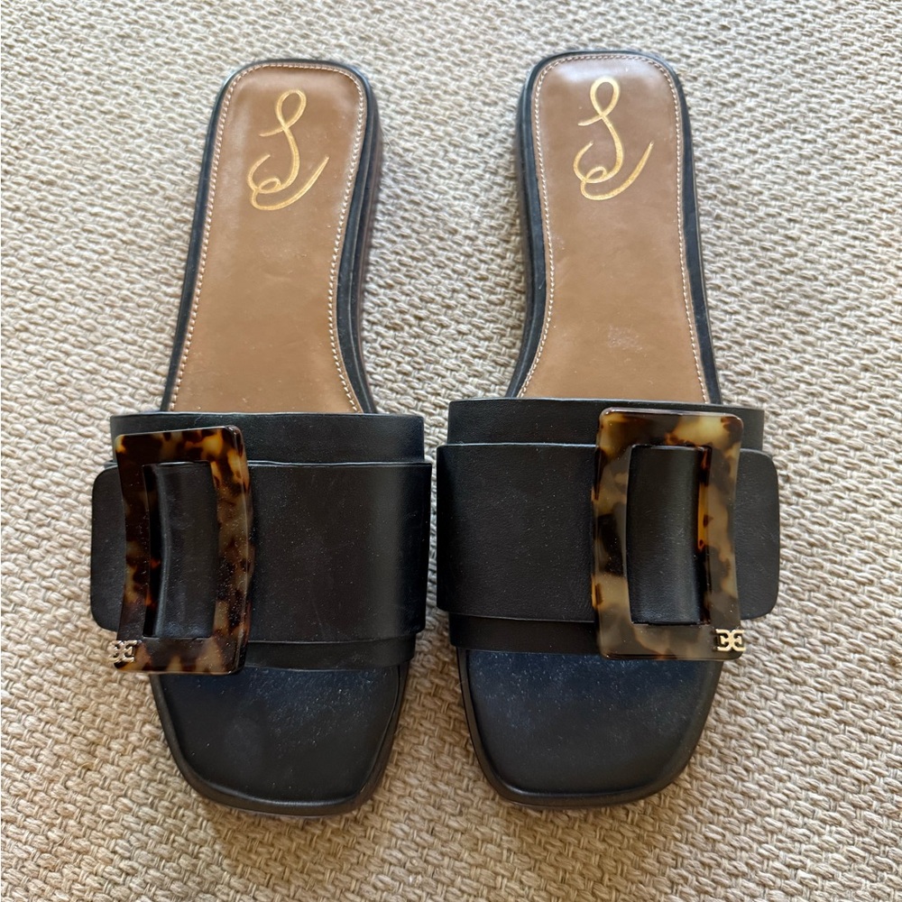 Sam Edelman Black Slide Sandals - Picture 4 of 5